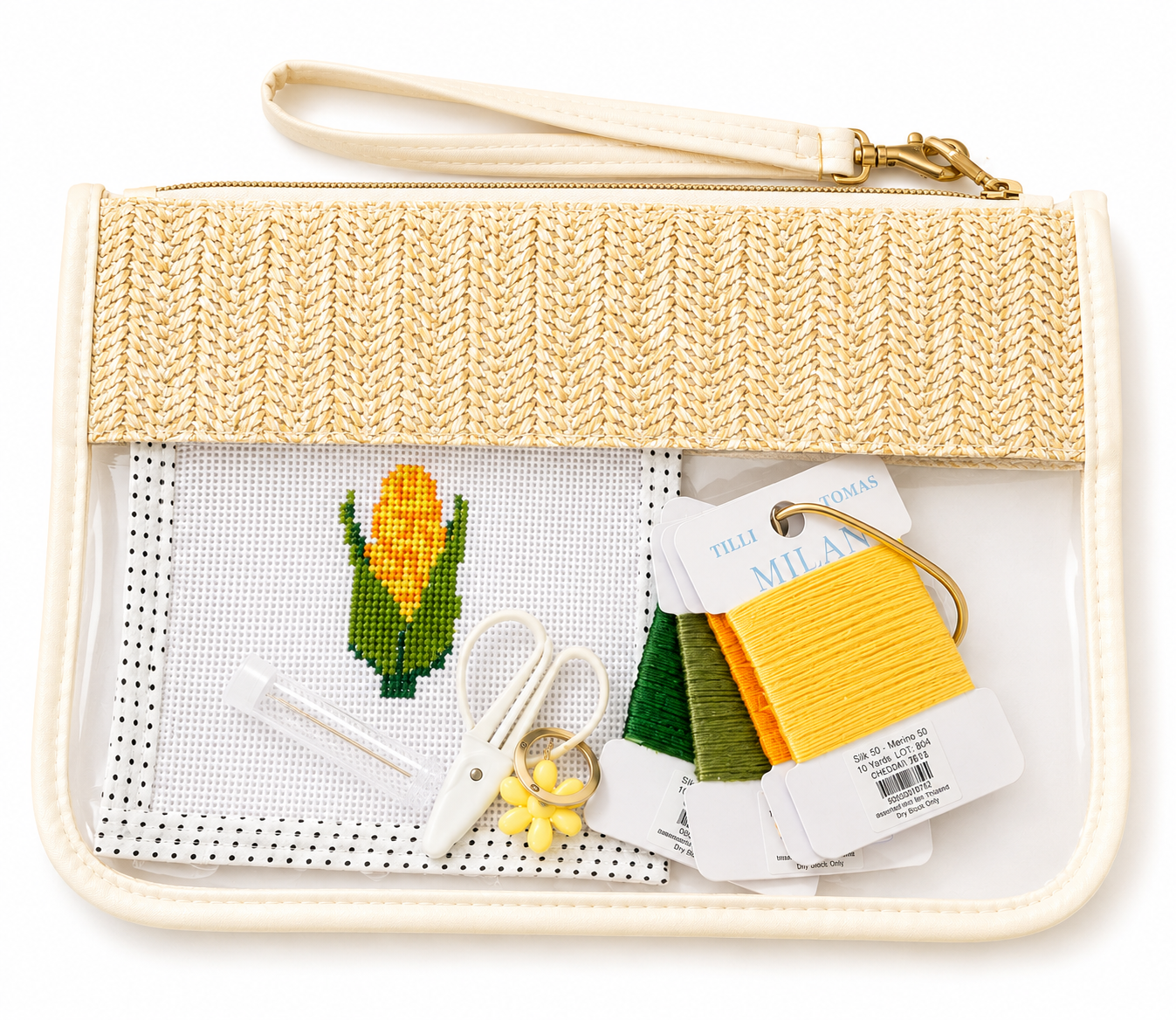 Iowa Icons: Needlepoint Beginner Kit Corn