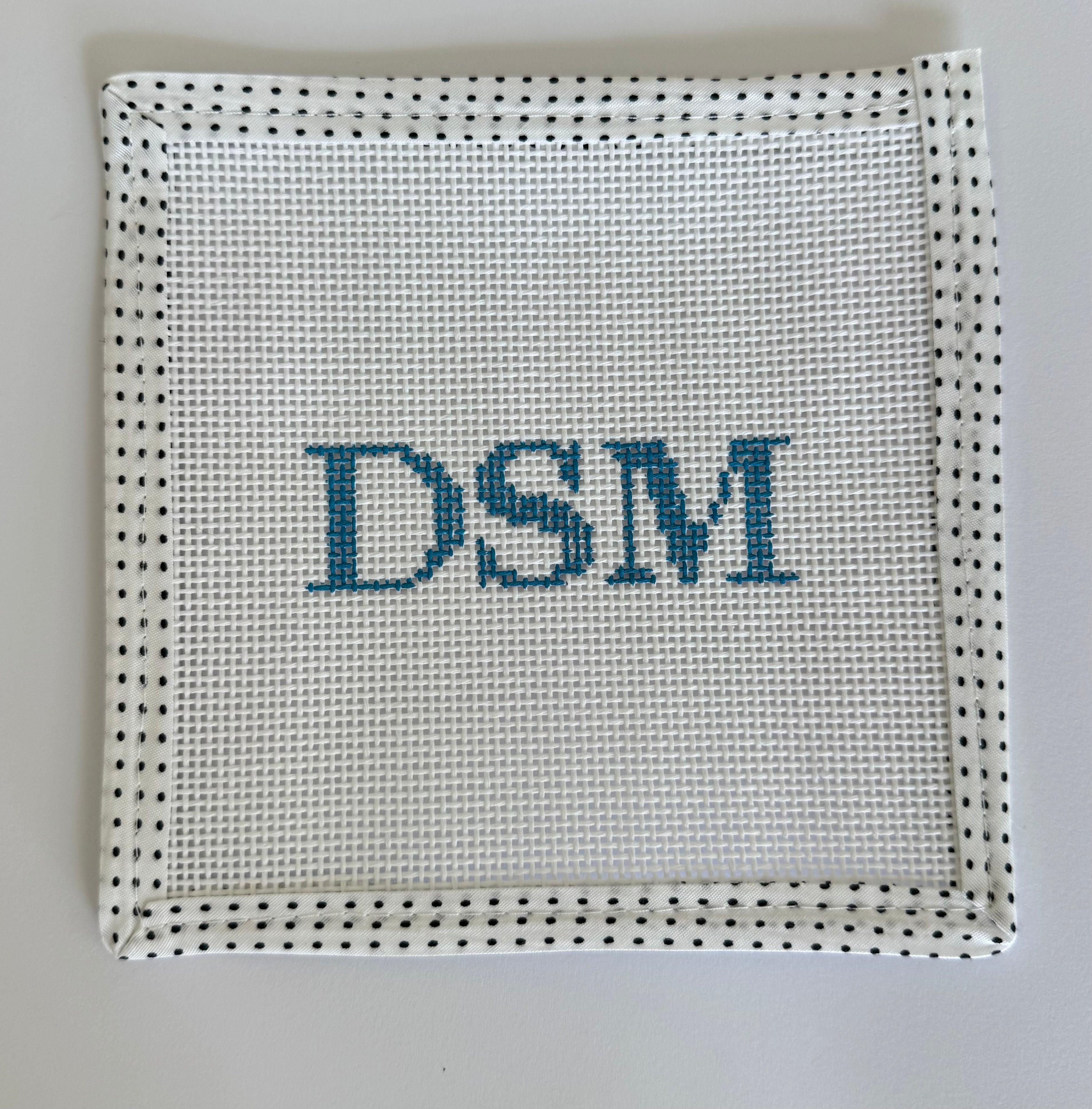 Iowa Icons: Needlepoint Beginner Kit DSM Design - Blue