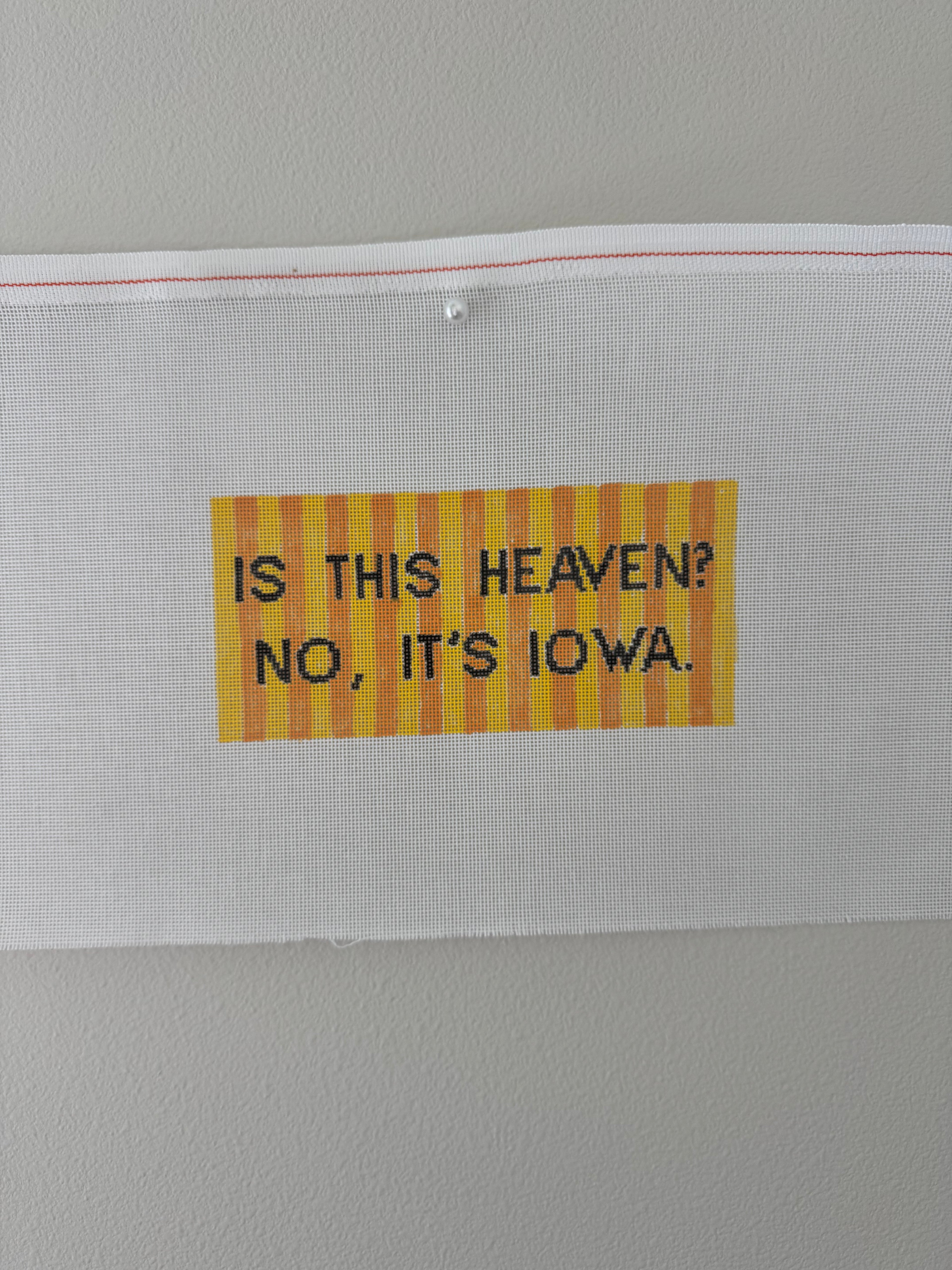 Iowa Icons: Is this Heaven? Needlepoint Canvas
