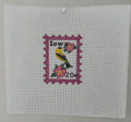 Iowa Icons: State of Iowa Stamp Needlepoint Canvas