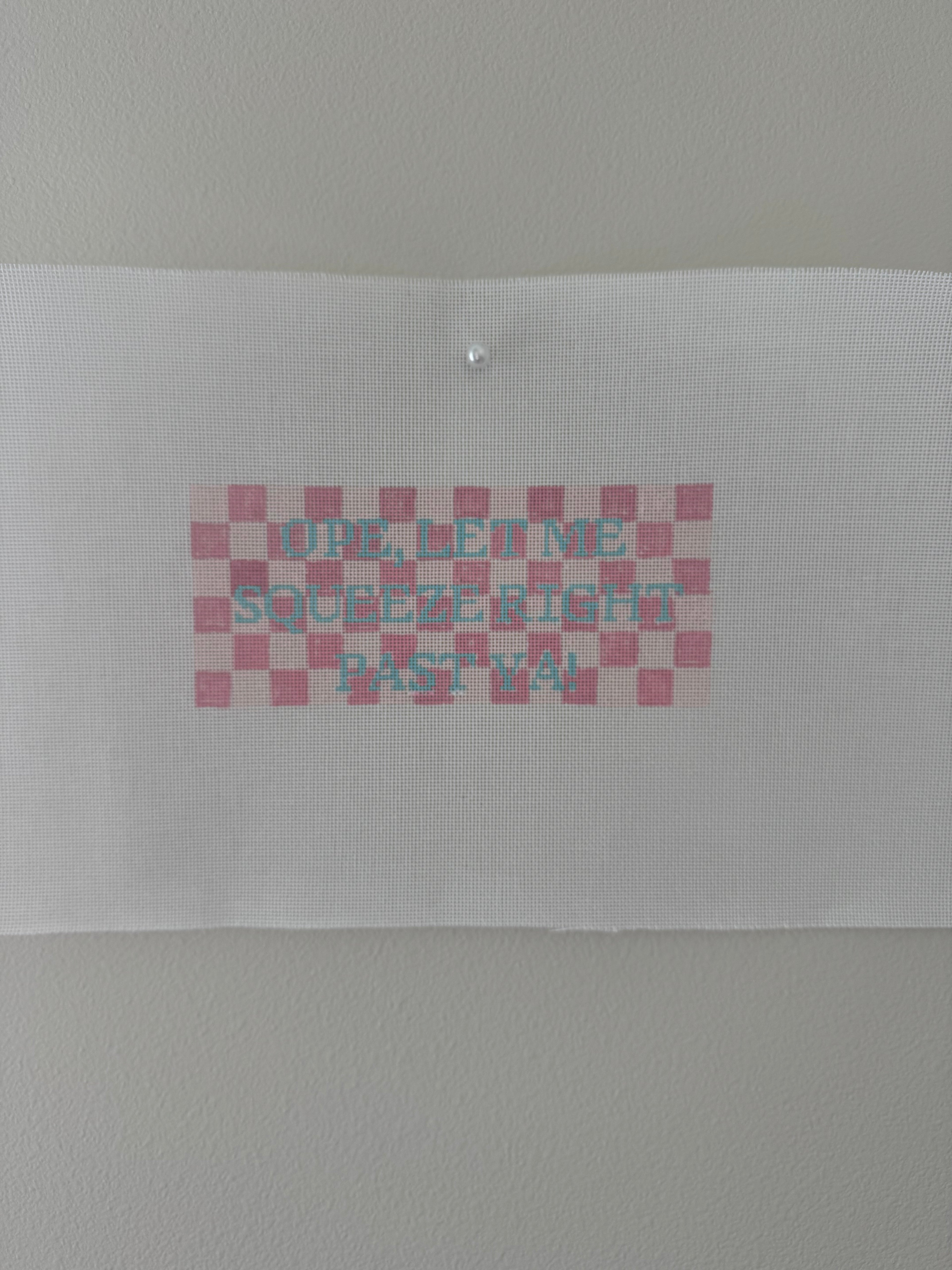 Iowa Icons: "Ope" Needlepoint Canvas