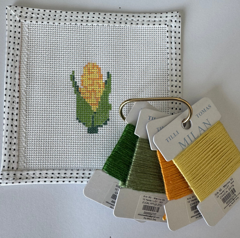 Iowa Icons: Needlepoint Beginner Kit Corn