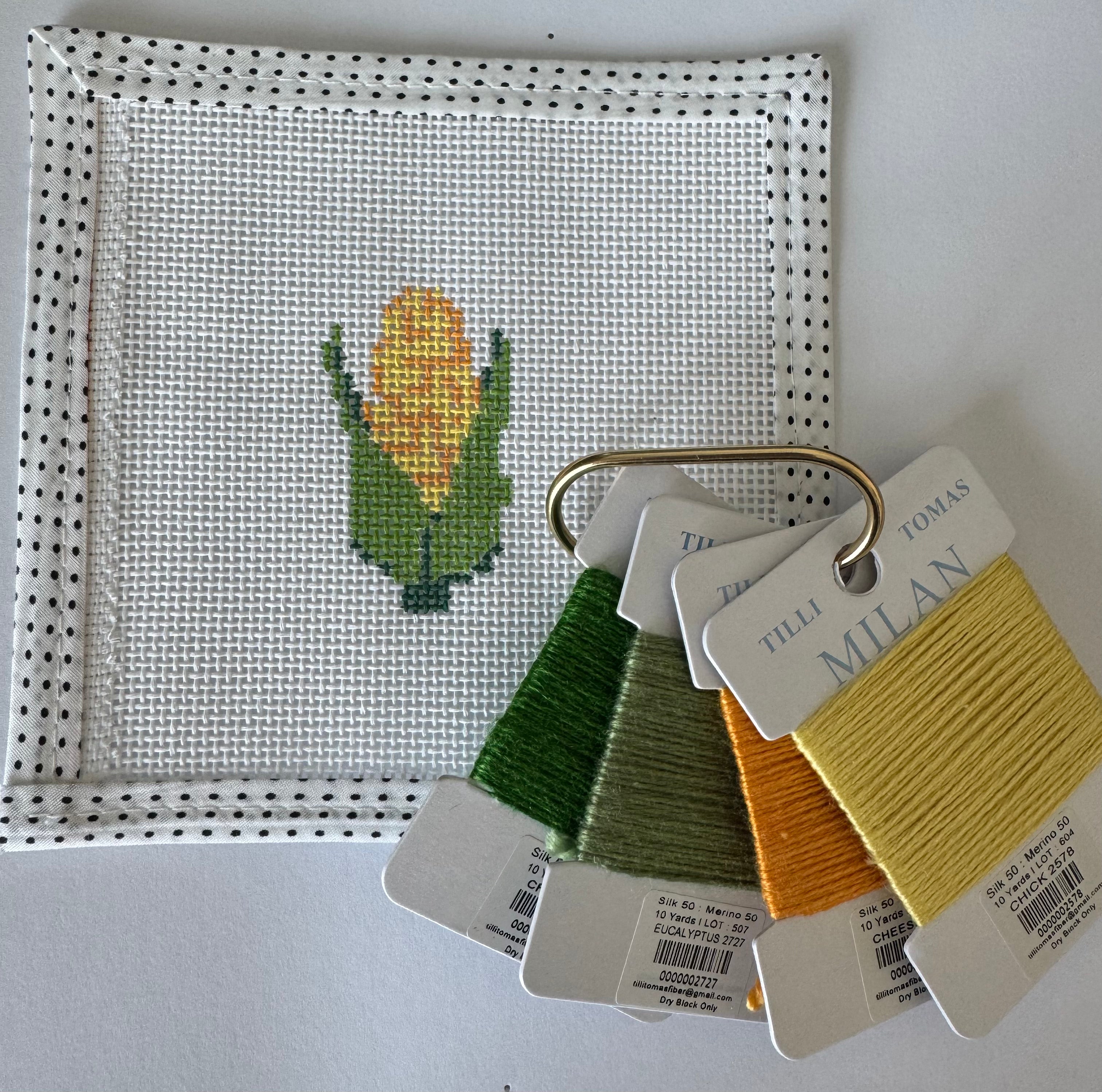 Iowa Icons: Needlepoint Beginner Kit Corn