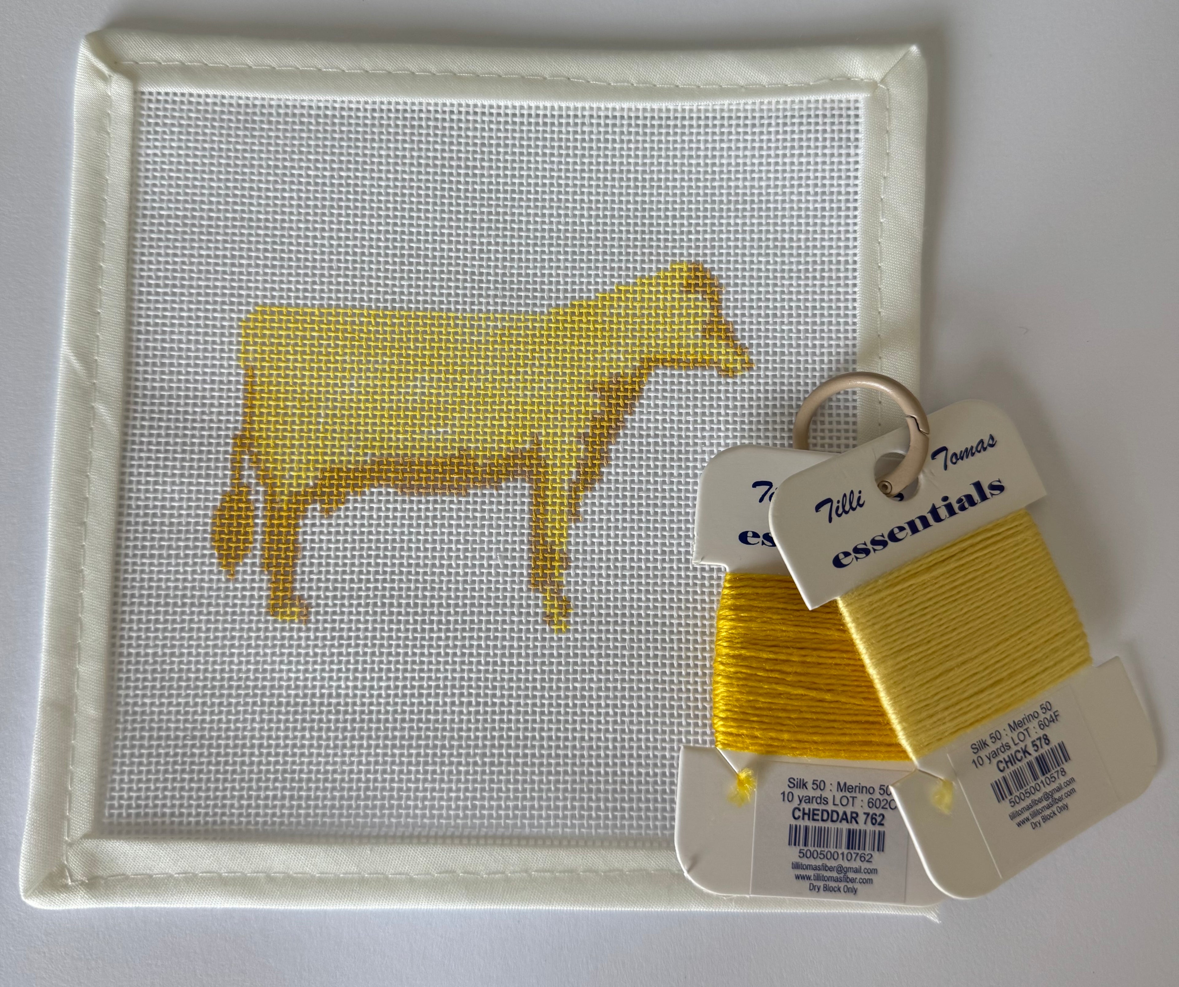 Iowa Icons: Needlepoint Beginner Kit Butter Cow