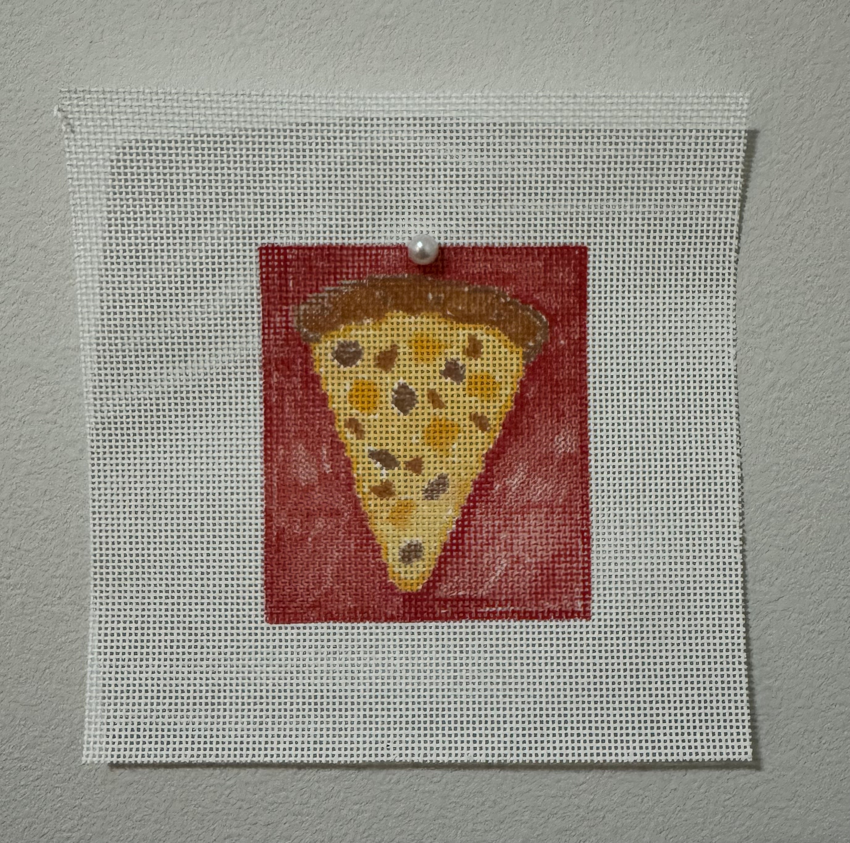Iowa Favorites: Breakfast Pizza Needlepoint Canvas