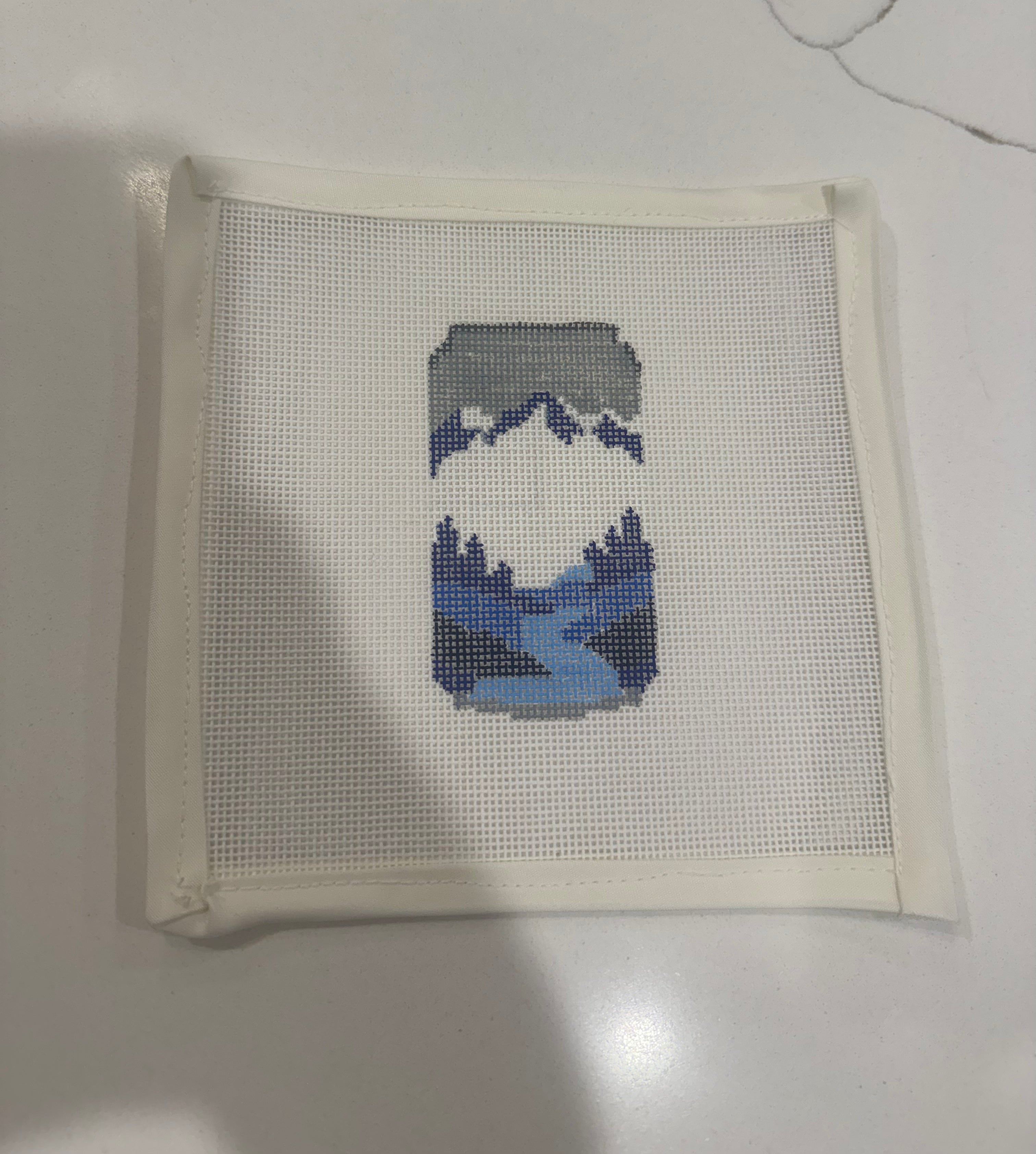 Iowa Favorites: Light Beer Mini Needlepoint Canvas