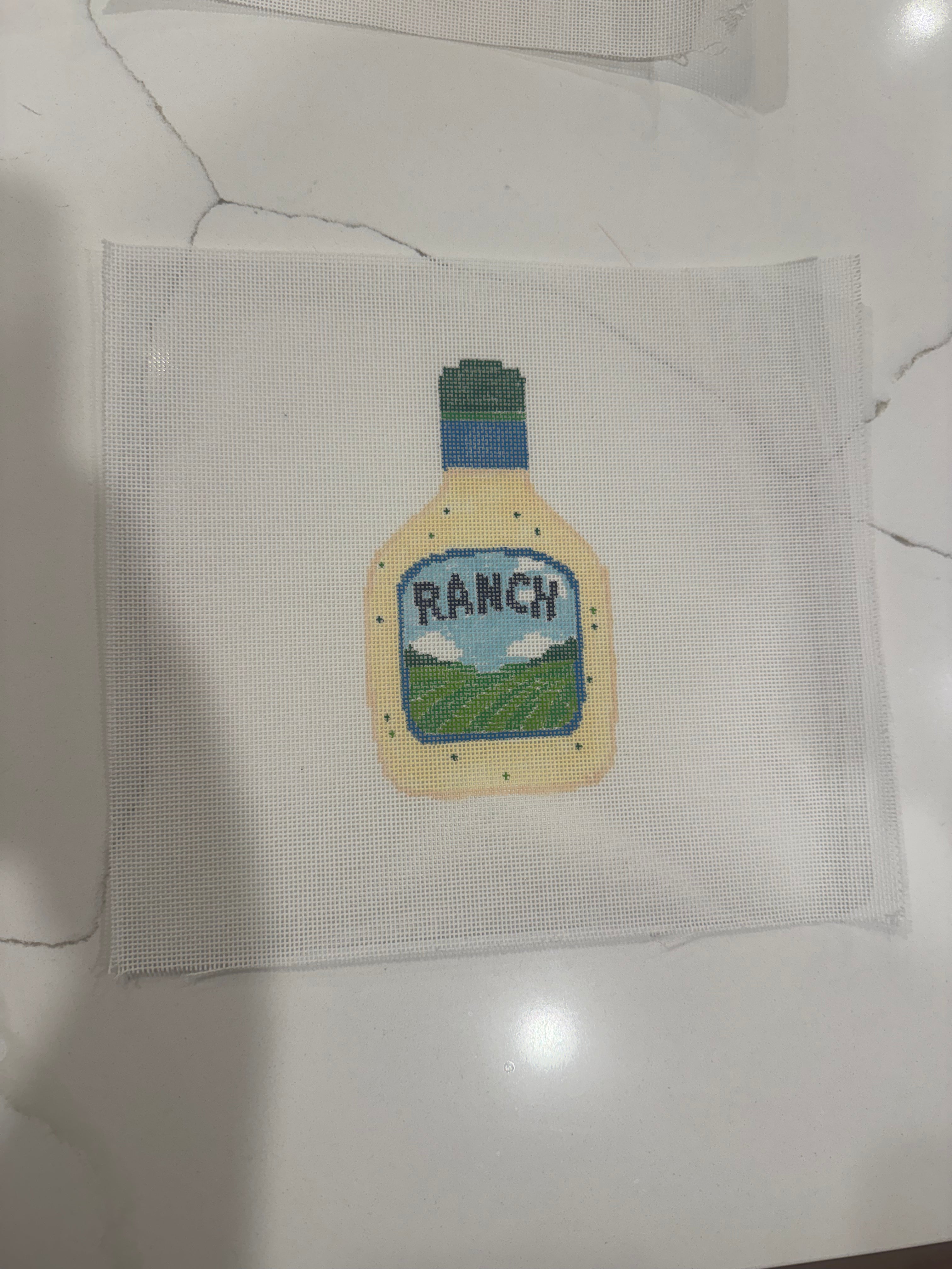 Iowa Favorites: Ranch Needlepoint Canvas