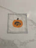 Fall in Iowa: Iowa Pumpkin Mini Needlepoint Canvas