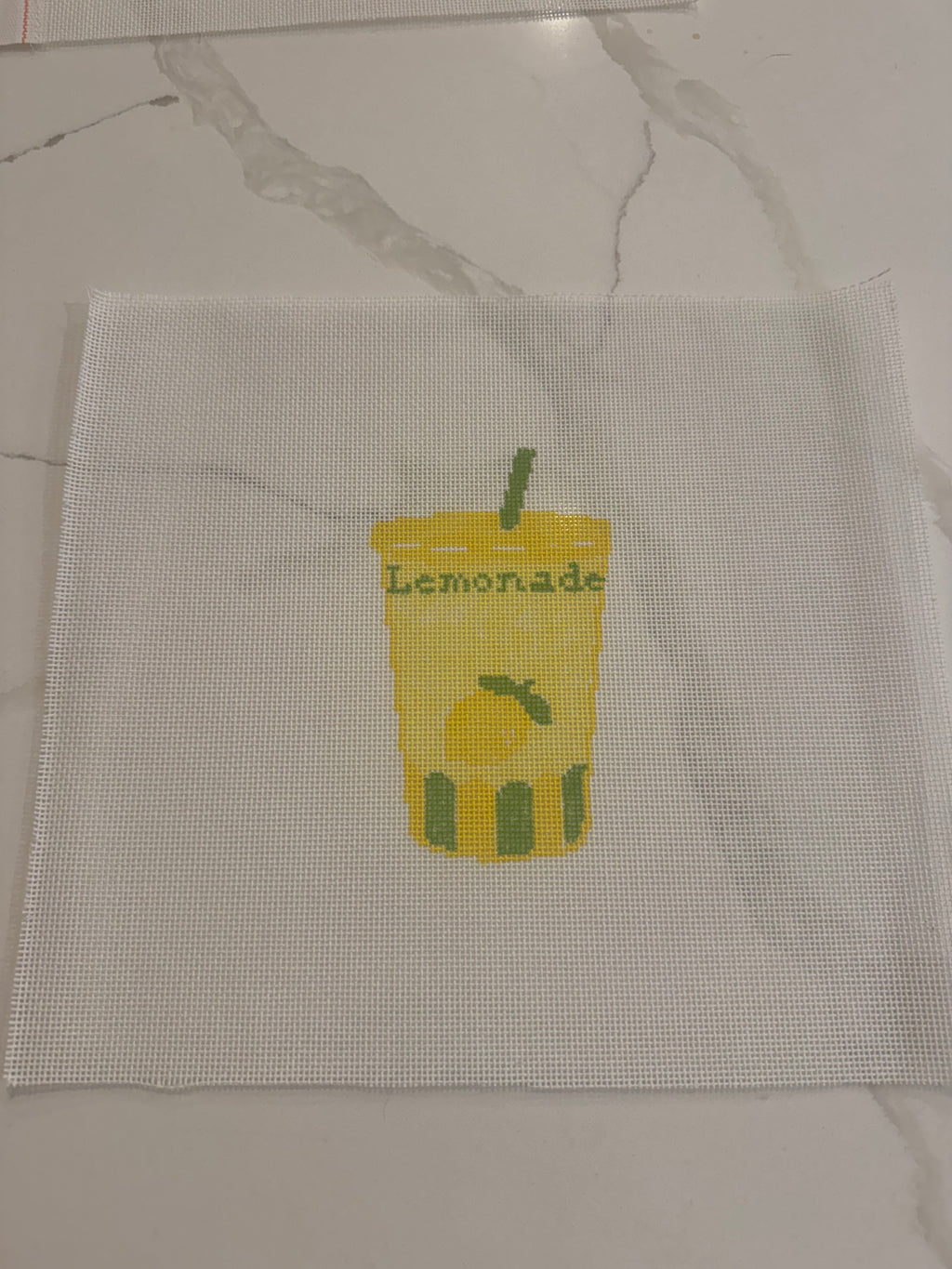 Iowa Icons: State Fair Lemonade Needlepoint Canvas
