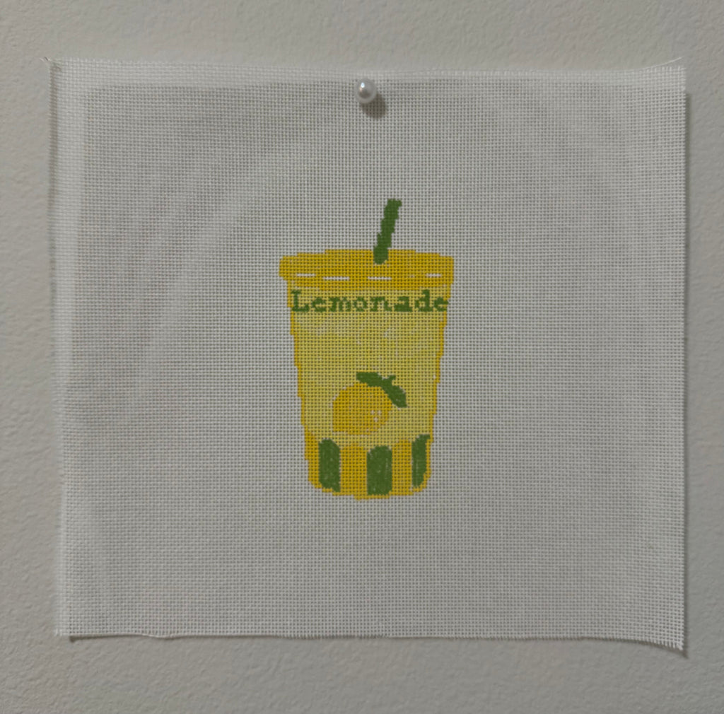 Iowa Icons: State Fair Lemonade Needlepoint Canvas